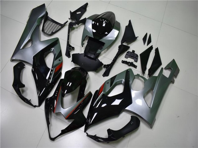 05-06 Schwarz Silber Suzuki GSXR 1000 Motorrad Verkleidung 05-06 Schwarz Silber Suzuki GSXR 1000 Motorrad Verkleidung
