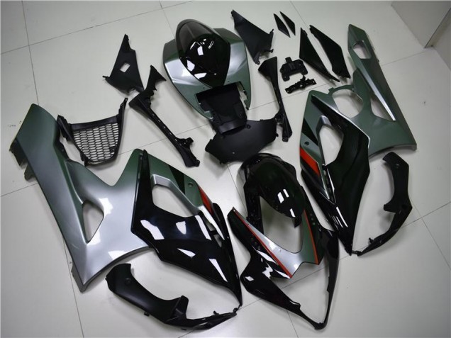 05-06 Schwarz Silber Suzuki GSXR 1000 Motorrad Verkleidung 05-06 Schwarz Silber Suzuki GSXR 1000 Motorrad Verkleidung