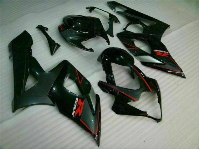 05-06 Schwarz Suzuki GSXR 1000 Motorrad Vollverkleidung