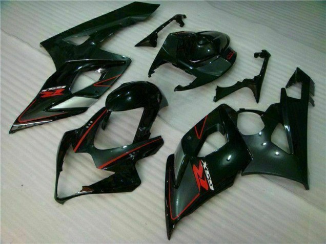 05-06 Schwarz Suzuki GSXR 1000 Motorrad Vollverkleidung