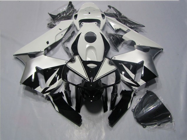 05-06 Schwarz Weiß Honda CBR600RR Motorrad Verkleidung 05-06 Schwarz Weiß Honda CBR600RR Motorrad Verkleidung