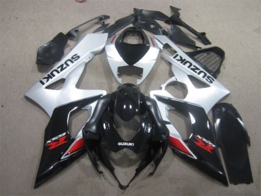 05-06 Schwarz Weiß Suzuki GSXR 1000 Motorrad Verkleidung