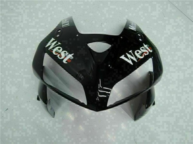 05-06 Schwarz West Honda CBR600RR Motorrad Verkleidung 05-06 Schwarz West Honda CBR600RR Motorrad Verkleidung