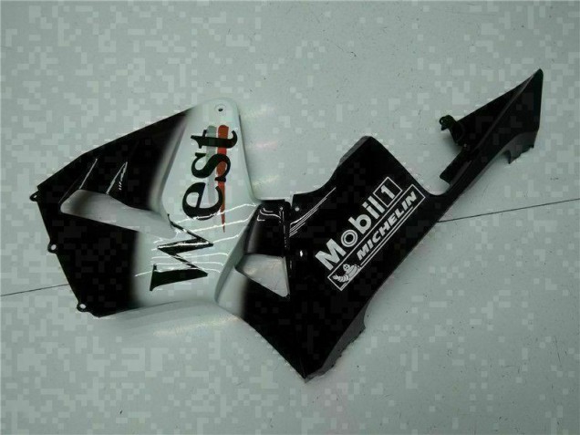05-06 Schwarz West Honda CBR600RR Motorrad Verkleidung 05-06 Schwarz West Honda CBR600RR Motorrad Verkleidung