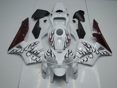 05-06 Schwarze Flamme Honda CBR600RR Motorrad Verkleidung