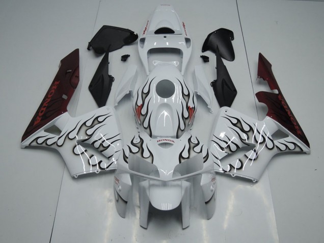05-06 Schwarze Flamme Honda CBR600RR Motorrad Verkleidung 05-06 Schwarze Flamme Honda CBR600RR Motorrad Verkleidung