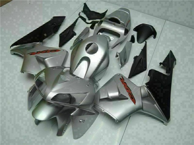 05-06 Silber Honda CBR600RR Motorrad Verkleidungen 05-06 Silber Honda CBR600RR Motorrad Verkleidungen