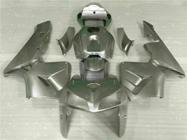 05-06 Silber Honda CBR600RR Motorrad Vollverkleidung 05-06 Silber Honda CBR600RR Motorrad Vollverkleidung
