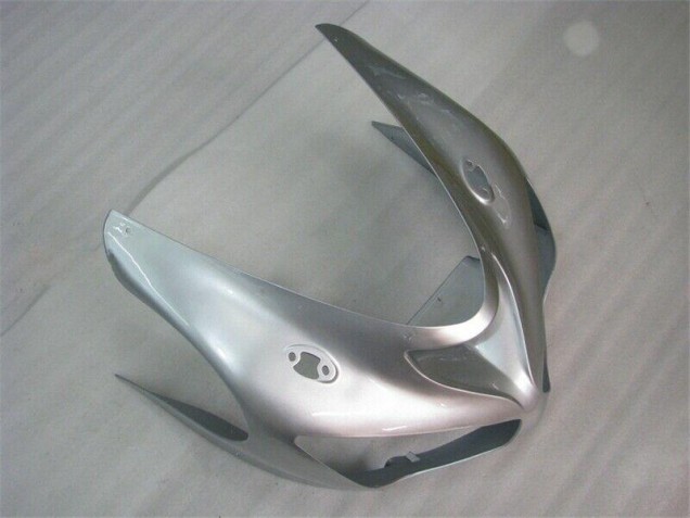 05-06 Silber Rot Flammen Kawasaki ZX6R Motorrad Verkleidung 05-06 Silber Rot Flammen Kawasaki ZX6R Motorrad Verkleidung
