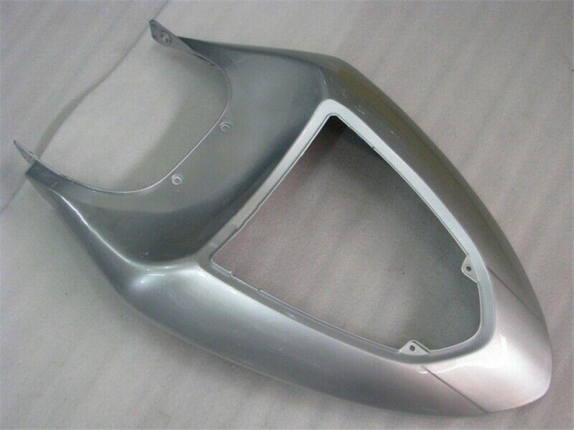 05-06 Silber Rot Flammen Kawasaki ZX6R Motorrad Verkleidung 05-06 Silber Rot Flammen Kawasaki ZX6R Motorrad Verkleidung