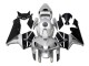 05-06 Silber Schwarz Honda CBR600RR Motorrad Verkleidung 05-06 Silber Schwarz Honda CBR600RR Motorrad Verkleidung