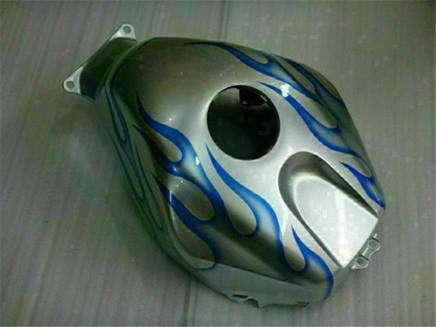 05-06 Weiß Blau Flamme Honda CBR600RR Motorrad Verkleidung 05-06 Weiß Blau Flamme Honda CBR600RR Motorrad Verkleidung