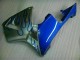 05-06 Weiß Blau Flamme Honda CBR600RR Motorrad Verkleidung 05-06 Weiß Blau Flamme Honda CBR600RR Motorrad Verkleidung