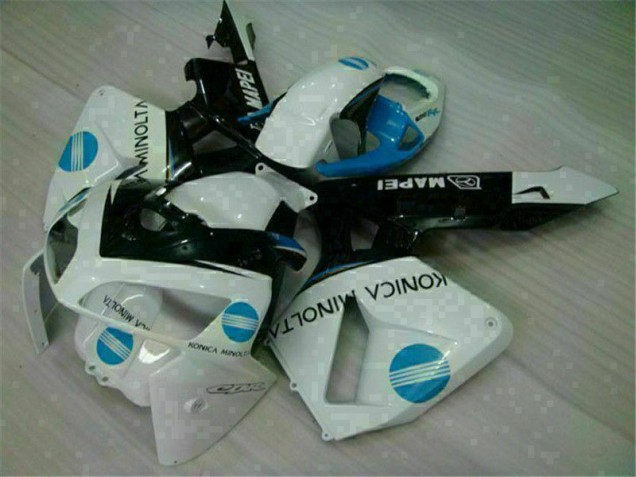 05-06 Weiß Blau Honda CBR600RR Motorrad Verkleidung 05-06 Weiß Blau Honda CBR600RR Motorrad Verkleidung