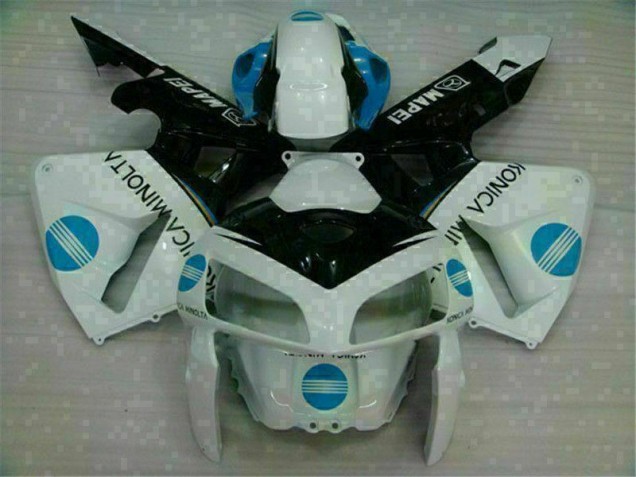 05-06 Weiß Blau Honda CBR600RR Motorrad Verkleidung 05-06 Weiß Blau Honda CBR600RR Motorrad Verkleidung