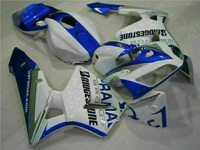 05-06 Weiß Blau Honda CBR600RR Motorrad Vollverkleidung 05-06 Weiß Blau Honda CBR600RR Motorrad Vollverkleidung