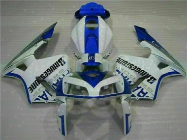 05-06 Weiß Blau Honda CBR600RR Motorrad Vollverkleidung