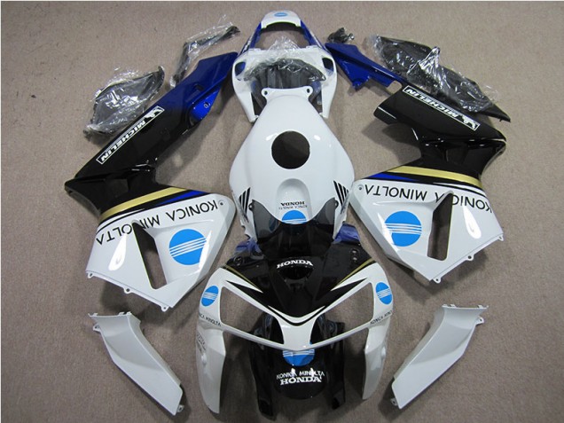 05-06 Weiß Blau Konica Minolta Honda CBR600RR Motorrad Verkleidung 05-06 Weiß Blau Konica Minolta Honda CBR600RR Motorrad Verkleidung
