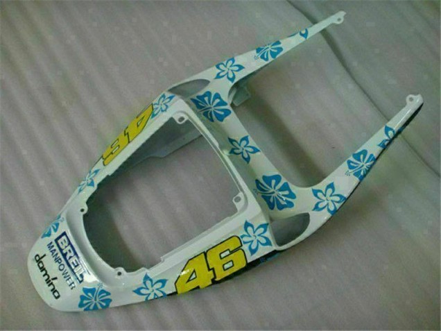 05-06 Weiß Blau Nastro Azzurro 46 Honda CBR600RR Motorrad Verkleidungen 05-06 Weiß Blau Nastro Azzurro 46 Honda CBR600RR Motorrad Verkleidungen