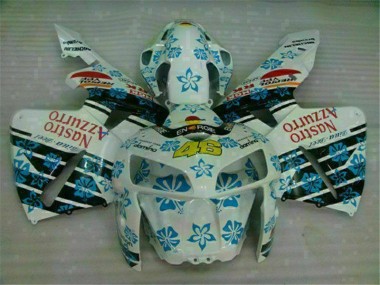 05-06 Weiß Blau Nastro Azzurro 46 Honda CBR600RR Motorrad Verkleidungen
