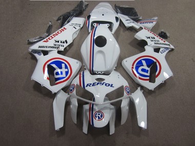 05-06 Weiß Blau Repsol Honda CBR600RR Motorrad Verkleidung
