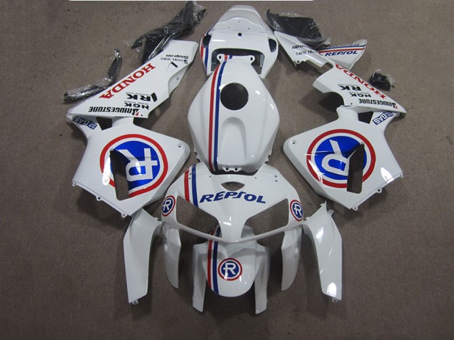 05-06 Weiß Blau Repsol Honda CBR600RR Motorrad Verkleidung 05-06 Weiß Blau Repsol Honda CBR600RR Motorrad Verkleidung