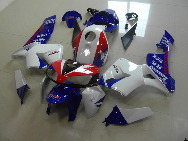 05-06 Weiß Blau Rot HRC Honda CBR600RR Motorrad Verkleidung 05-06 Weiß Blau Rot HRC Honda CBR600RR Motorrad Verkleidung