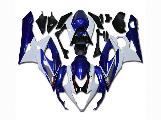 05-06 Weiß Blau Suzuki GSXR 1000 Motorrad Vollverkleidung 05-06 Weiß Blau Suzuki GSXR 1000 Motorrad Vollverkleidung