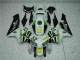05-06 Weiß Gelb Grün 52 Honda CBR600RR Motorrad Verkleidung 05-06 Weiß Gelb Grün 52 Honda CBR600RR Motorrad Verkleidung