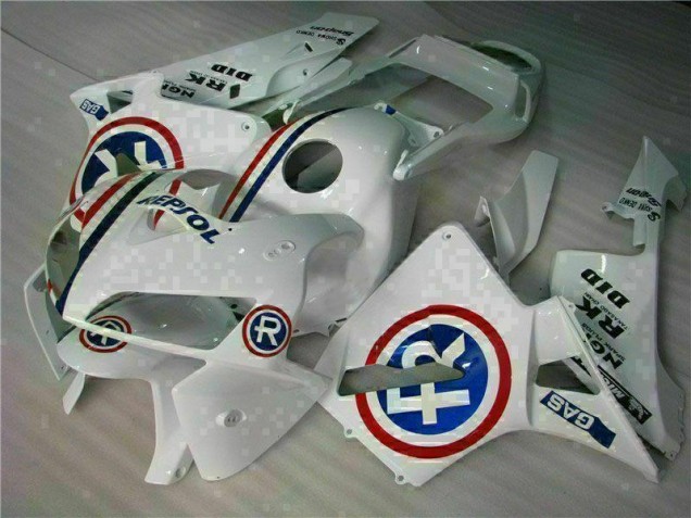05-06 Weiß Honda CBR600RR Motorrad Verkleidungen & Plastik 05-06 Weiß Honda CBR600RR Motorrad Verkleidungen & Plastik