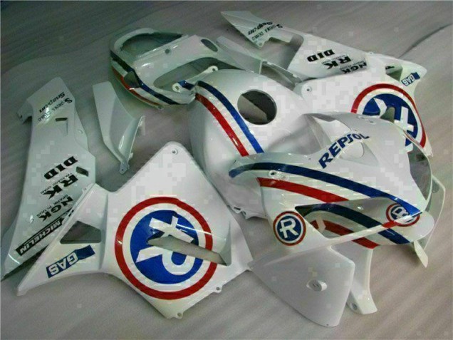 05-06 Weiß Honda CBR600RR Motorrad Verkleidungen & Plastik 05-06 Weiß Honda CBR600RR Motorrad Verkleidungen & Plastik