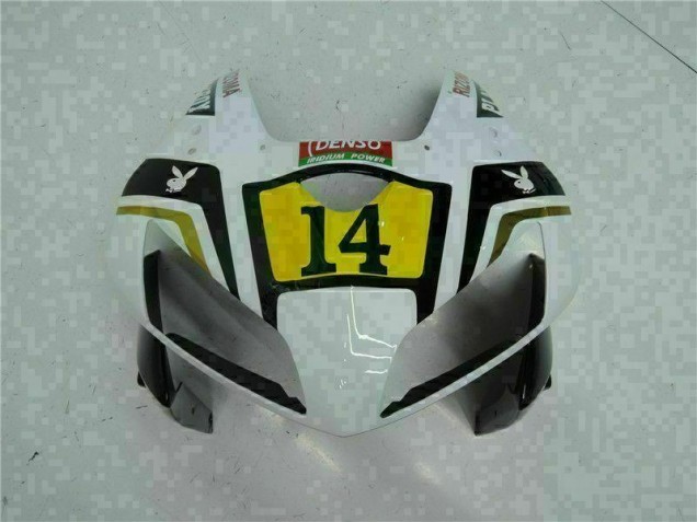 05-06 Weiß Playboy 14 Honda CBR600RR Motorrad Verkleidung 05-06 Weiß Playboy 14 Honda CBR600RR Motorrad Verkleidung
