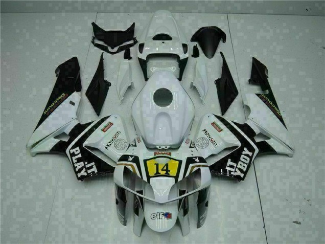 05-06 Weiß Playboy 14 Honda CBR600RR Motorrad Verkleidung 05-06 Weiß Playboy 14 Honda CBR600RR Motorrad Verkleidung