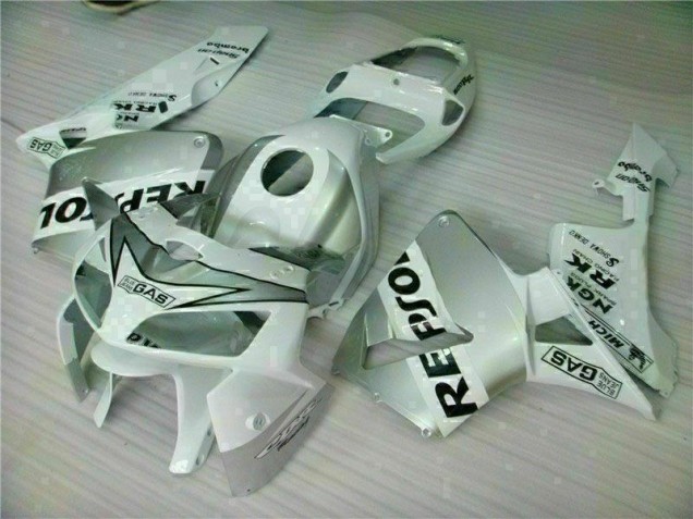 05-06 Weiß Repsol Honda CBR600RR Motorrad Verkleidungen 05-06 Weiß Repsol Honda CBR600RR Motorrad Verkleidungen