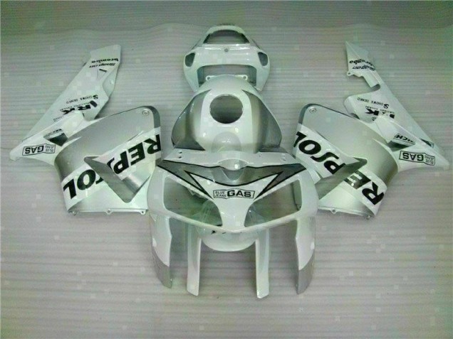 05-06 Weiß Repsol Honda CBR600RR Motorrad Verkleidungen 05-06 Weiß Repsol Honda CBR600RR Motorrad Verkleidungen