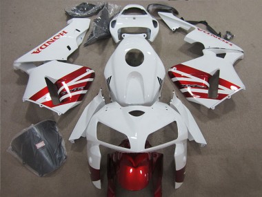 05-06 Weiß Rot Honda CBR600RR Motorrad Verkleidung