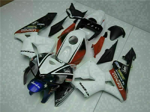 05-06 Weiß Rot Schwarz Lee Honda CBR600RR Motorrad Verkleidung 05-06 Weiß Rot Schwarz Lee Honda CBR600RR Motorrad Verkleidung