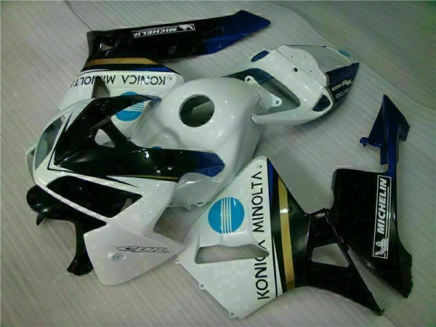 05-06 Weiß Schwarz Honda CBR600RR Motorrad Verkleidung & Plastik 05-06 Weiß Schwarz Honda CBR600RR Motorrad Verkleidung & Plastik