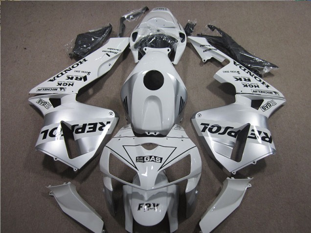 05-06 Weiß Schwarz Repsol Honda CBR600RR Motorrad Verkleidungen 05-06 Weiß Schwarz Repsol Honda CBR600RR Motorrad Verkleidungen