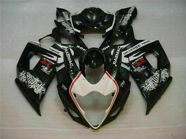 05-06 Weiß Schwarz Suzuki GSXR 1000 Motorrad Verkleidungen 05-06 Weiß Schwarz Suzuki GSXR 1000 Motorrad Verkleidungen