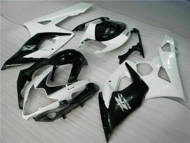 05-06 Weiß Schwarz Suzuki GSXR 1000 Motorrad Vollverkleidung
