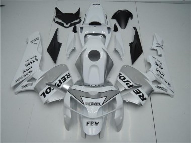 05-06 Weiß Silber Schwarz Repsol Honda CBR600RR Motorrad Verkleidung
