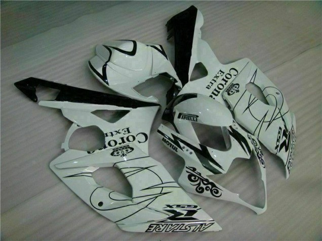 05-06 Weiß Suzuki GSXR 1000 Motorrad Vollverkleidung 05-06 Weiß Suzuki GSXR 1000 Motorrad Vollverkleidung