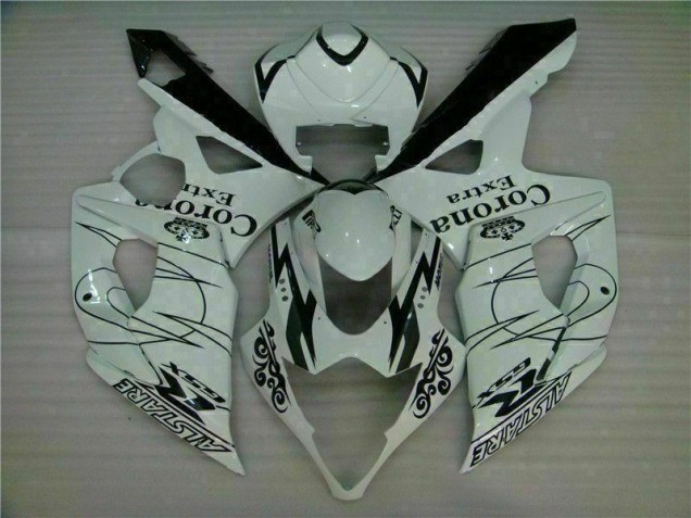 05-06 Weiß Suzuki GSXR 1000 Motorrad Vollverkleidung 05-06 Weiß Suzuki GSXR 1000 Motorrad Vollverkleidung