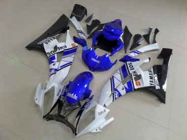 06-07 Blau Blau Weiß ENEOS Yamaha YZF R6 Motorrad Verkleidung