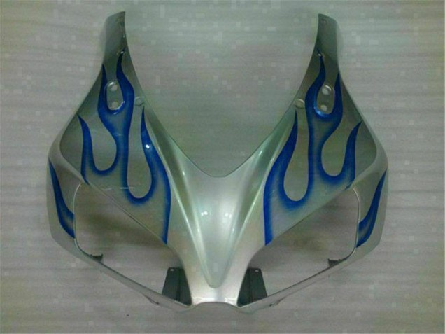 06-07 Blau Flamme Silber Honda CBR1000RR Motorrad Verkleidung 06-07 Blau Flamme Silber Honda CBR1000RR Motorrad Verkleidung