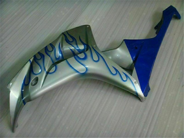 06-07 Blau Flamme Silber Honda CBR1000RR Motorrad Verkleidung 06-07 Blau Flamme Silber Honda CBR1000RR Motorrad Verkleidung