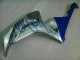 06-07 Blau Flamme Silber Honda CBR1000RR Motorrad Verkleidung 06-07 Blau Flamme Silber Honda CBR1000RR Motorrad Verkleidung