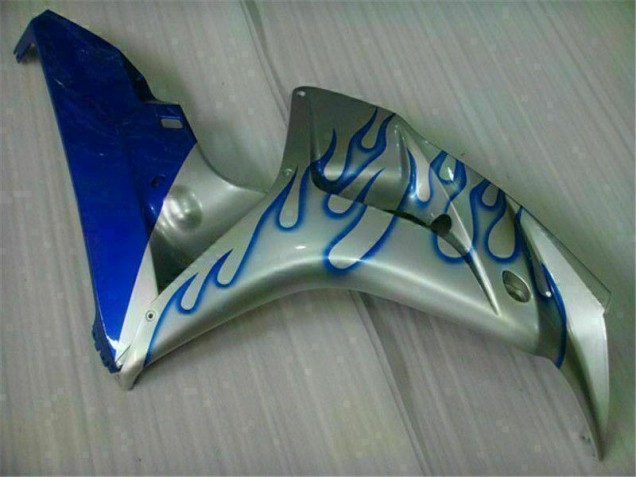 06-07 Blau Flamme Silber Honda CBR1000RR Motorrad Verkleidung 06-07 Blau Flamme Silber Honda CBR1000RR Motorrad Verkleidung