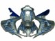 06-07 Blau Flamme Silber Honda CBR1000RR Motorrad Verkleidung 06-07 Blau Flamme Silber Honda CBR1000RR Motorrad Verkleidung